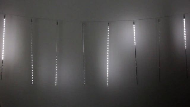 Гирлянда для улицы "Тающая сосулька" 3,0 м*80 см 575 лампы LED, IP-54, Белый (8 трубок) смотреть онлайн