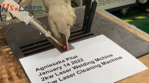 Ручной лазерный сварочный аппарат мощностью 2000 Вт с устройством подачи проволоки