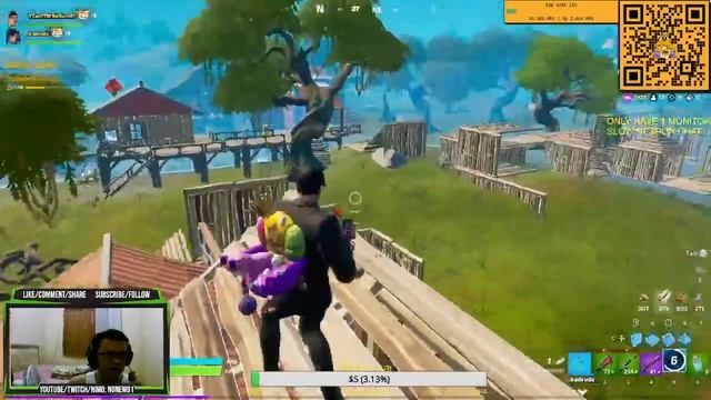 ?Fortnite. Potato AIM/BUILD;V only have 1 monitor, slow respon chat:) смотреть онлайн