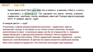 Руский язык учебник. 3 класс. Часть 2. Канакина В. П. Упраж.247 ответы
