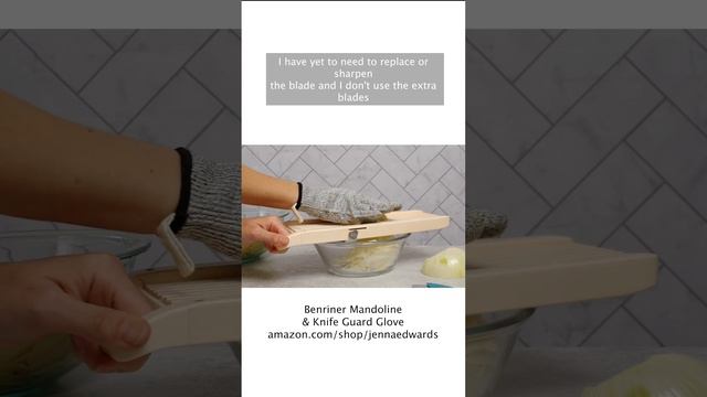 Easiest Way to Make Even Slices - Benriner Mandoline and Knife Guard Glove