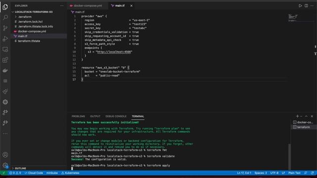LocalStack S3 Terraform смотреть онлайн