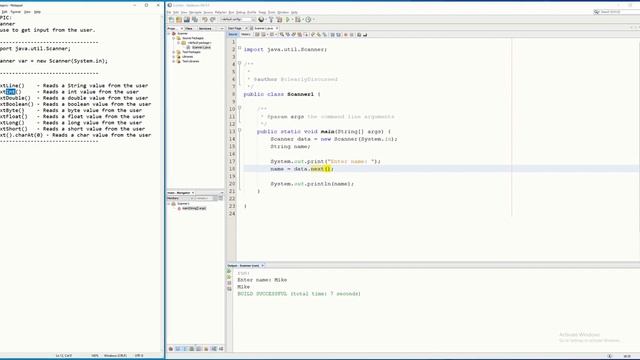 Learn how to use the Scanner for user input | Scanner explained | What is Scanner in Java? смотреть онлайн