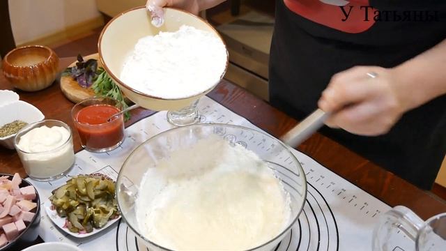 Домашняя ПИЦЦА без ДРОЖЖЕЙ и ЗАМОРОЧЕК! Быстрая ПИЦЦА за 30 минут в духовке!