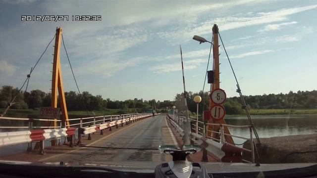 Понтонный мост через реку Дон