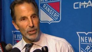 October 22 2011 John Tortorella Post Game