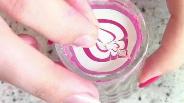 Водный Маникюр Сердечки Hearts NailAtr Tutorial