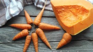 Пюре из моркови и тыквы