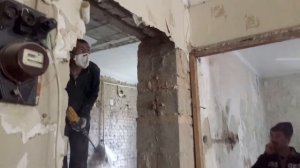 Демонтаж несущей стены