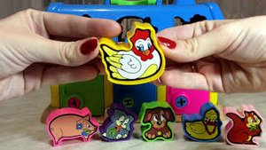 Домик для зверюшек  Игрушки Ключики Мультики Видео для детей