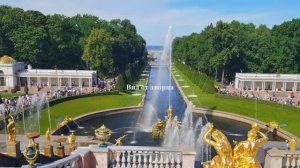 Впечатляющие фонтаны Петергофа. Июль 2022 #Петербург #Петергоф #Петродворец #фонтаны
