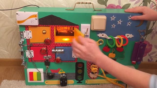 Электронный Бизиборд своими руками. Развивающая доска для ребёнка. Busy Board