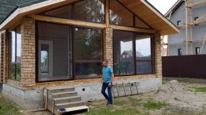 Москитная сетка Плиссе на террасе