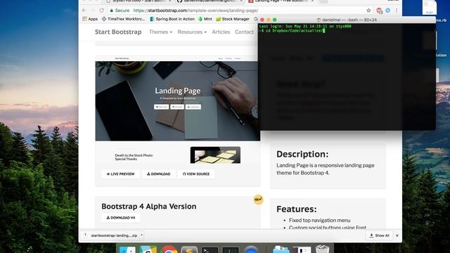 Update Personal Website on Github Using Bootstrap Free Templates смотреть онлайн