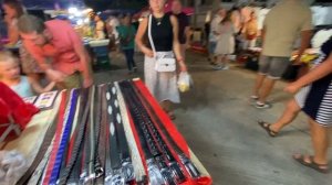 Пхукет 2023 Карон Ночной рынок рядом с пляжем февраль  Обзор того что продаётся. 17.02.23 Тайланд