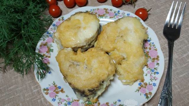 Жареный хек в кляре из манки