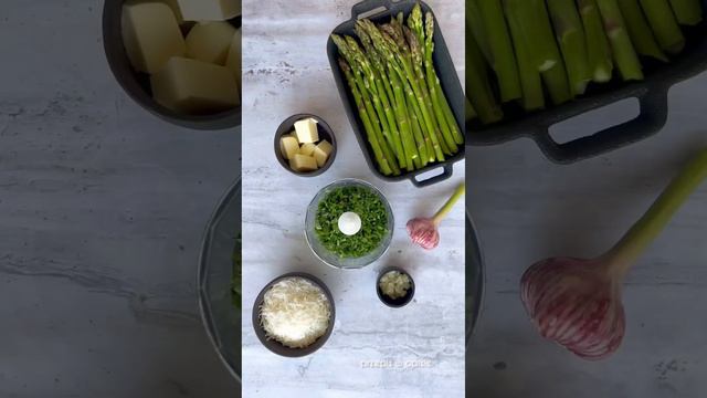 SZPARAGI ZAPIEKANE W PESTO PIETRUSZKOWYM #asparagus #szparagi #parmesan #recipe #przepis #obiad #ea