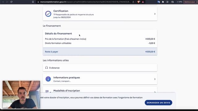 Mode de paiement CPF смотреть онлайн