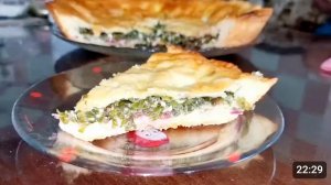 ОСЕТИНСКИЙ ПИРОГ СО СВЕКОЛЬНЫМИ ЛИСТЬЯМИ И СЫРОМ.???