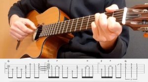 Lady In Red - Chris de Burgh - Fingerstyle guitar with tabs