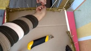 Поделка в садик на осеннюю тематику. Сказочный дворик. Осенняя поделка в детский сад.