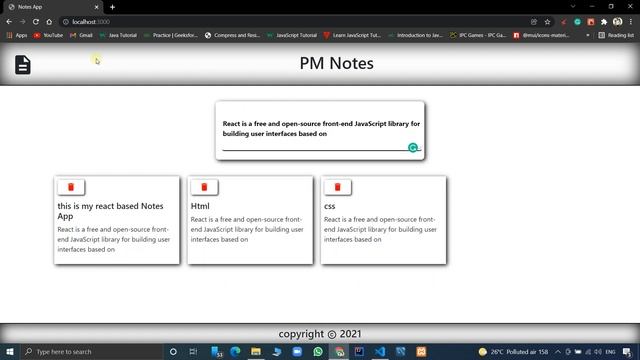 Notes App By Using ReactJS || React Hooks смотреть онлайн