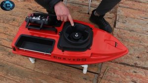 Обновленная версия разбрасывателя прикормки для карпового кораблика CorveD для рыбалки (не Camarad)