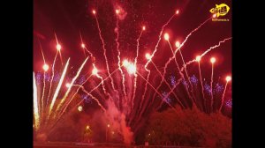 фейерверк на свадьбу "Ты моя вселенная" от компании "Пиромания"