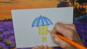 Girl under an umbrella / Девочка под зонтом