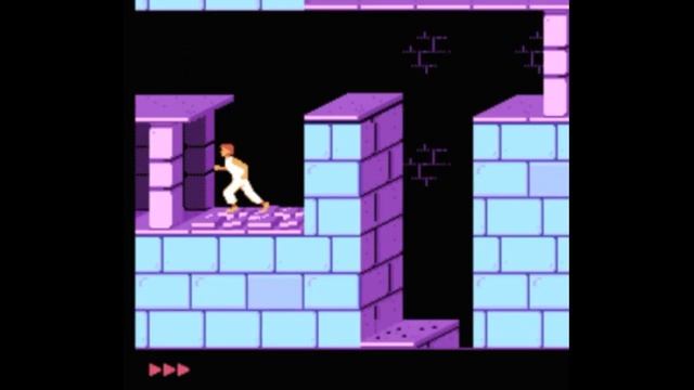 Dendy (Famicom,Nintendo,Nes) 8-bit Prince of Persia Level 1.mp4