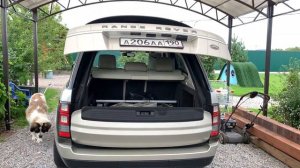 Не полностью открывается нижняя крышка багажника Range Rover