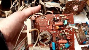 Телевизор ссср "Электрон 61ТЦ-453Д"