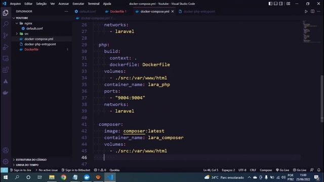 Criando o ambiente de desenvolvimento laravel no docker смотреть онлайн