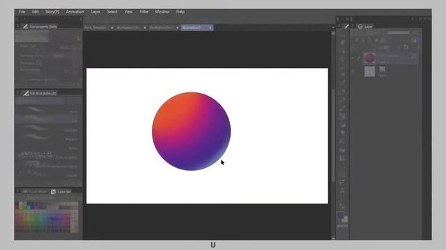 Composition in Clip Studio Paint