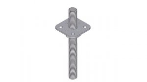 Монтажная пластина 110х110 для регулируемой опоры. Конструкция, применение. www.maysterfix.com