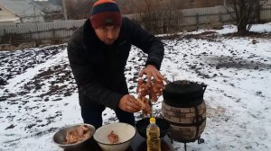 Тандыр. Микс: свинина, крылышки, картофель!!! Готовлю в Тандыре!