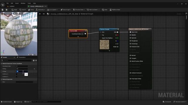 How to Scale and Resize Textures (Materials) in Unreal Engine 5: Beginner’s Guide