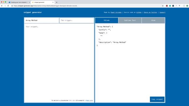 Code Faster With Custom VS Code Snippets