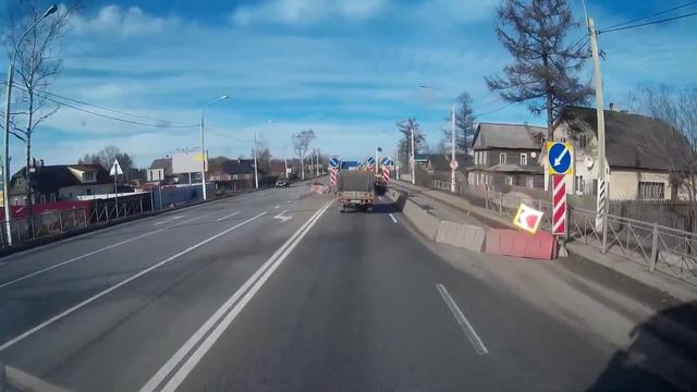 М10↖ [ Вход в Ленинградскую обл. - Санкт-Петербург ] смотреть онлайн