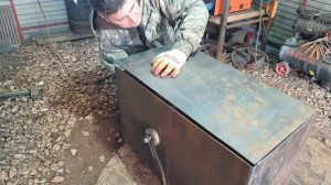 Варим печь в БАНЮ с двойным дымооборотом