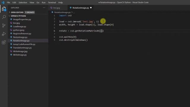 Rotasi Image Opencv Python смотреть онлайн