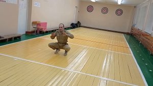 Упражнение Лягушка (1 способ)