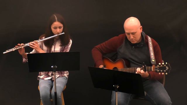 What Child is This? Flute and Guitar Duet смотреть онлайн