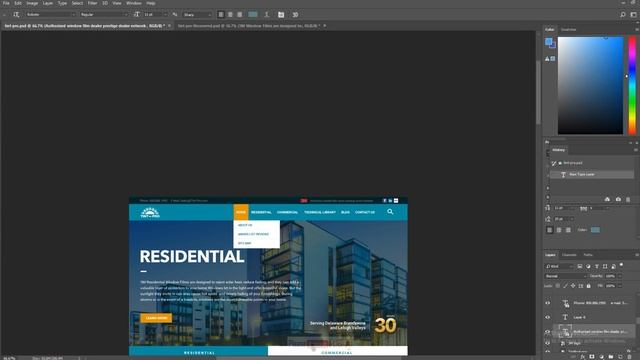 psd to html tint-pro part-1 смотреть онлайн