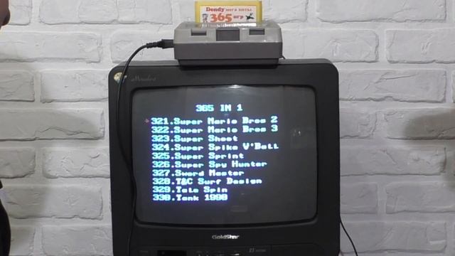 Обзор на картридж 365 игр Мега хиты Денди смотреть онлайн