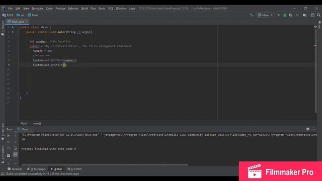 Basic Introduction to Java Assignment Statements