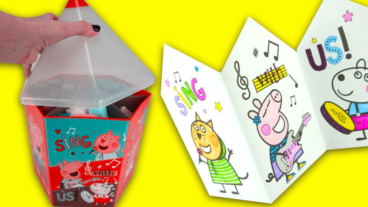 Свинка Пеппа набор для творчества, рисуем, раскрашиваем и веселимся. Игрушкин ТВ смотреть онлайн