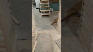 отделка дверных откосов и арки из обрезков блок хауса
