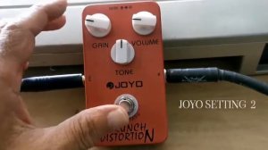 JOYO CRUNCH DISTORTION TUTORIAL