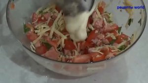 Пицца из батона. Быстрая ленивая из батона в духовке.